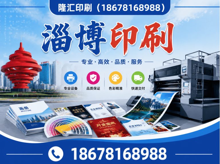 周村区淄博印刷展示图